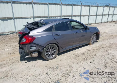 2020 Honda Civic Ex-L z USA, uszkodzony, nr VIN 19XFC1F7XLE203677